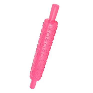 Imagem de Rolo de massa, rolo padronizado, rolo de massa de fondant durável para bolachas de fondant (estrela de cinco pontas número 7)