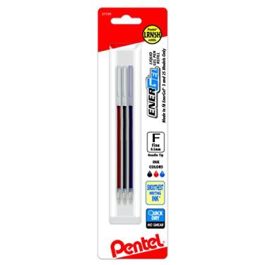 Imagem de Pentel Tinta de recarga – para BLC35 EnerGel 3 e BLW355 EnerGel 2S, tintas sortidas (ABC), pacote com 3 – LRN5HBP3M