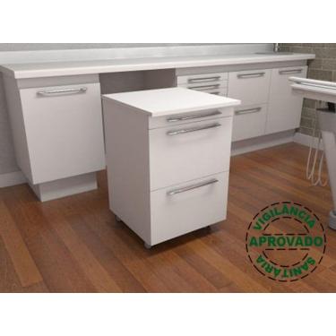 Imagem de Mesa Auxiliar Para Dentista P/ Aparelhos Deki Premium
