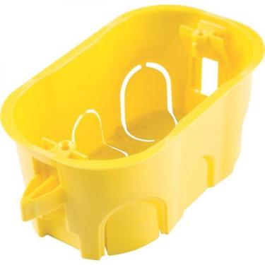 Imagem de Caixa De Embutir Drywall 4X2 Tramontina Amarela