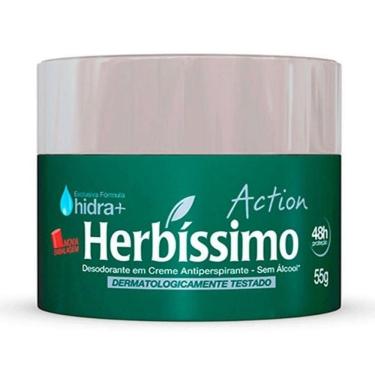 Imagem de Desodorante Creme Antitranspirante Action Herbissimo 55G
