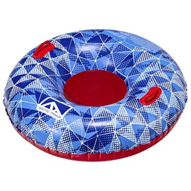 Imagem de Franklin Sports Arctic Trails 48" Single Snow Tube - Snow Racer Inflatable Snow Tube - Kids/Youth - Swim and Snow - Heavy Duty