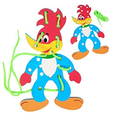 Imagem de Alinhavo Infantil Pica Pau Brinquedo Educativo e Pedagógico