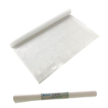 Imagem de Forro Para Armário Organizador Gavetas Closet Pia Prateleira Cozinha Transparente 1,2 Metros