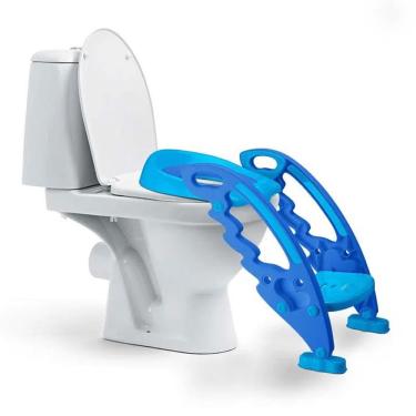 Imagem de Redutor de Assento Azul com Escada Menino Multikids BB051