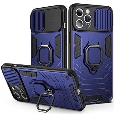 Imagem de Para iPhone 13 Slide Armor Capa de telefone à prova de choque para iPhone 12 11 13Pro Max XR XS Max X 14Pro max Tampa traseira do suporte de anel magnético, T7, para iPhone 14plus