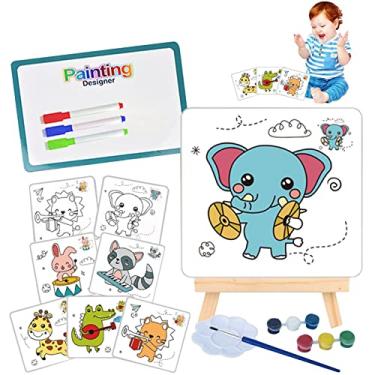 Kit de Pintura Infantil Escolar Recreativo Artes com 20 Peças contém Bloco  de Desenho, Pincel, Tinta Guache, Tinta Pintura a Dedo Maripel em Promoção  na Americanas