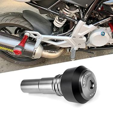Imagem de Accessoires Proteção contra quedas deslizante deslizante de escape compatível com Husqvarna Svartpilen 401 Vitpilen 401 Svartpilen 250 (cinza)