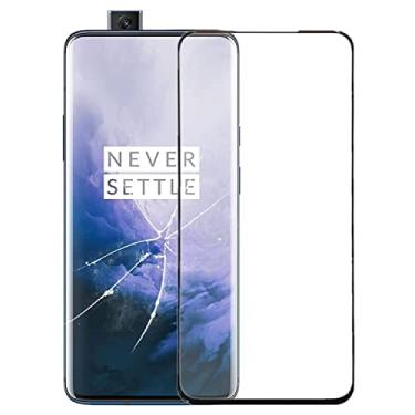 Imagem de YUNCHAO Acessórios telefônicos Para o OnePlus 7 Pro Front Tela de vidro externo lente com OCA opticamente claro adesivo Substituição do telefone celular