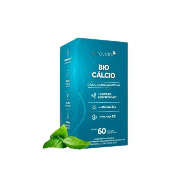 Imagem de Bio Cálcio (60 Cápsulas) Puravida-Unissex