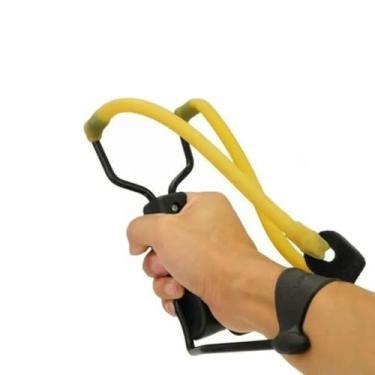 Imagem de ATIRADEIRA PROFISSIONAL ESTILINGUE COM APOIO PRETO