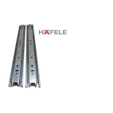 Imagem de Corrediça Para Gavetas Telescópica Larga 250mm Hafele 25cm