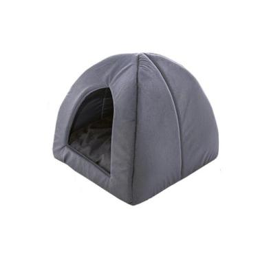 Imagem de Cama Iglu Cachorro Caminha Cabana Toca Gato Luxo 45x40x40 - LMM Pets, 