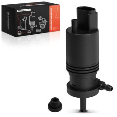 Imagem de A-Premium Bomba de lavagem de para-brisa compatível com Chevrolet Silverado 2500 HD, Equinox, Malibu & Ram 3500 e GMC Sierra 1500 & Jeep & Ford & Dodge & Chrysler & Buick & Lincoln & Cadillac & Acura