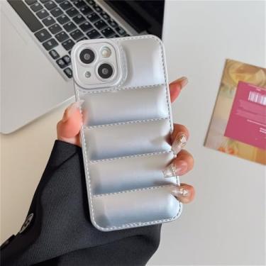 Imagem de Candy Shell para iPhone 16 11 12 13 14 15 Pro Max iPhone 16 Plus 16 pro 15 plus 14pro 13pro X Xs Xr Silicone Soft Protective Case, Prata, Para iPhone Xs Max