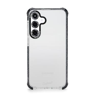 Imagem de Customic Capinha Case Capa para Celular Samsung Galaxy S25+, Impactor Space Anti Impacto Proteção Militar 4 metros contra quedas, Compatível Mag-Safe, Antiamarelamento, Transparente, Preto