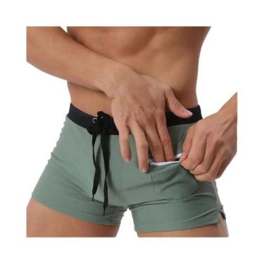 Imagem de Calções de Banho Masculinos Sexy - Cintura Baixa - Marca Aqux, BR-G3, 