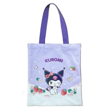 Imagem de Ecobag Sacola Bolsa Reutilizavel Kuromi Sanrio Miniso
