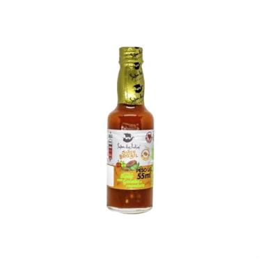 Imagem de Sabor das Índias Molho de Pimenta Bode com Goiaba e Rapadura, Artesanal, 55mL, Sabor Suave, Sem Glúten, Sem Conservantes