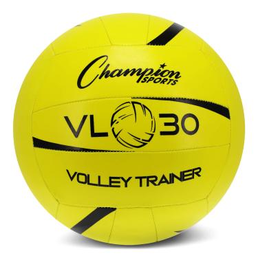 Imagem de Champion Sports Treinamento de vôlei, tamanho 10, interno e externo, com painéis macios de nylon costurados à mão – Bolas de vôlei grandes e leves para treinar, recreação – Equipamento e equipamentos de vôlei premium