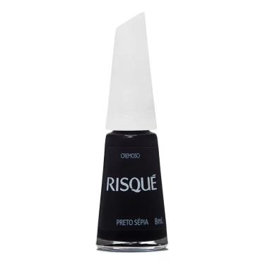 Imagem de Esmalte Cremoso Preto Sépia Risqué 8ML