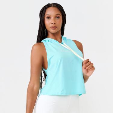 Imagem de Regata Capuz Tecido Geladinho Com Estampa Emborrachada Donna Carioca-Feminino