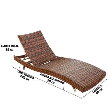 Imagem de Espreguiçadeira Em Alumínio Com 6 Regulagens - Argila