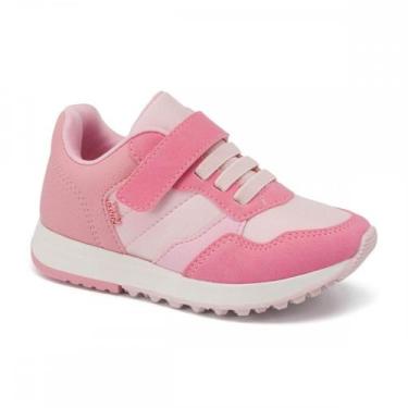 Imagem de Tenis Klin 216132 17445 Walk Mini Menina Infantil, Rosa, 26