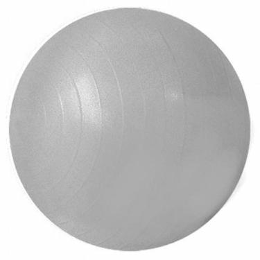 Imagem de Bola De Ginastica 85cm Cinza c/ Bomba para Inflar Supermedy