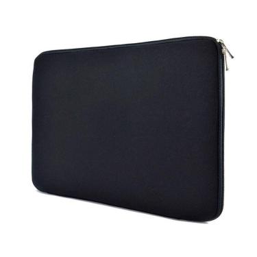 Imagem de Capa para Notebook Tipo Luva com Ziper 15.6´´ em Neoprene Preto