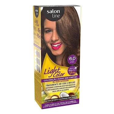 Imagem de Light Color 6.0 Louro Escuro Salon Line, Salon Line, Marrom (embalagem pode variar)