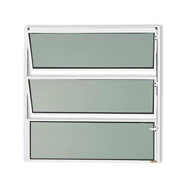 Imagem de Basculante Master Vidro Boreal 60cm x 40cm Brimak Branco