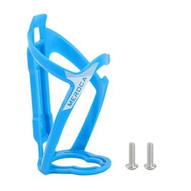 Imagem de Gaiola de garrafa de água para bicicleta de estrada de montanha, suporte de bicicleta forte para ciclismo ao ar livre com parafusos e ferramenta, PC, fibra de vidro, 75 x 150 mm - azul