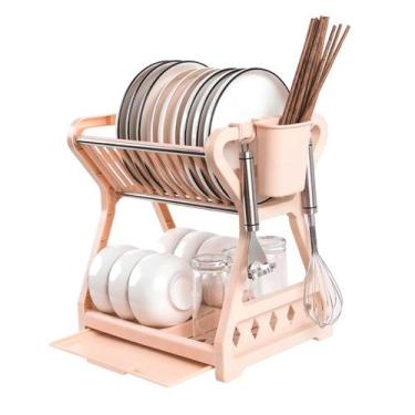 Imagem de Escorredor De Louça Compacto Ideal Para Cozinha E Prático - EFICIENTE