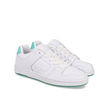 Imagem de DC Shoes Tênis feminino Manteca 4, Branco/azul-piscina, 37