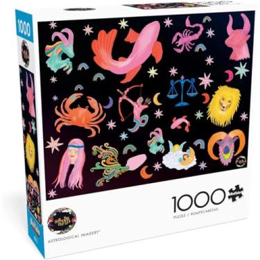 Imagem de Buffalo Games - Imagens astrológicas - Quebra-cabeça de 1000 peças para adultos - Quebra-cabeça desafiador perfeito para noites de jogos - O tamanho final é 67 x 50 cm