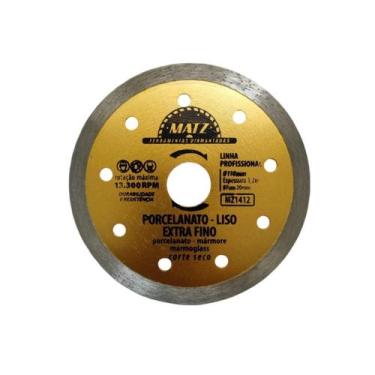 Imagem de Disco Diamantado Porcelanato Liso Extra Fino 110X20Mm Matz
