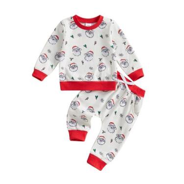 Imagem de Roupas Socutebabe Toddler para bebês e meninos, roupa de Natal, Papai 