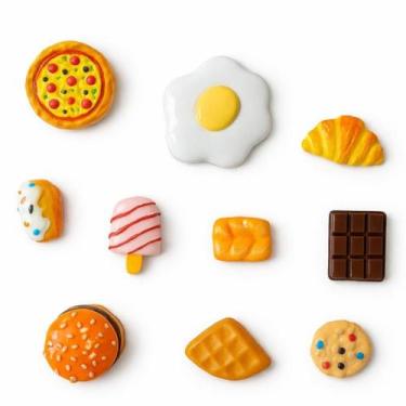 Imagem de Conjunto imã de geladeira Frutas Guloseimas comidinhas Comidinhas - Ge