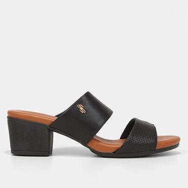 Imagem de Sandália Couro Usaflex Tiras Feminina-Feminino