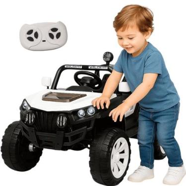 Imagem de Carrinho UTV Elétrico Importway Branco 12V com Controle Remoto