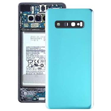 Imagem de For Galaxy S10+ Battery Back Cover with Camera Lens