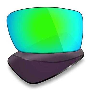Imagem de Lentes de reposição Mryok para Oakley Gascan Asian Fit – Opções, Polarized - Emerald Green, One Size