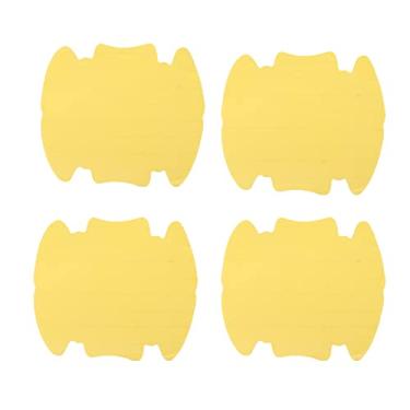 Imagem de Maçaneta Porta do Carro, 4 Pçs/conjunto Porta Transparente Tigela Copo Identificador Protetor Filme Tinta Proteção contra Arranhões Adesivos Universais para Carro