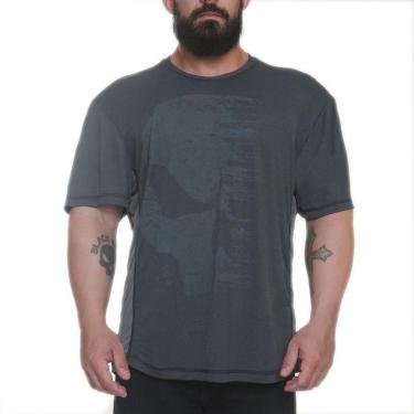 Imagem de TSHIRT SKULL CRACKED CINZA ESCURO - BLACK SKULL - CLOTHING (M)-Unissex