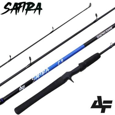 Imagem de Vara Para Carretilha Safira 1,80Mts 107 Gramas Ideal Pesca Com Iscas A