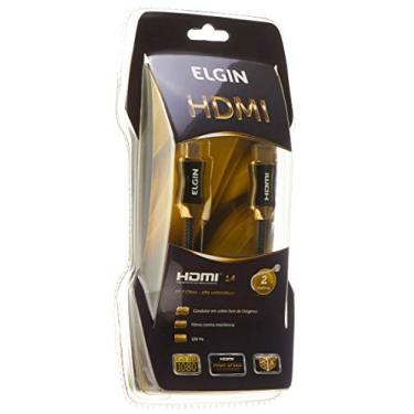 Imagem de Cabo Premium HDMI-HDMI Elgin Filtro e Conector Banhado à Ouro 2 Metros
