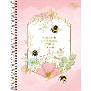 Imagem de Caderno Universitário Honey Bee Abelhinhas 10 Mat. Tilibra