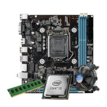 Imagem de Kit Upgrade Intel Core i3-3220 + Placa Mãe H61 + 8GB DDR3