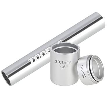 Imagem de GOLDEAL Kit de ferramentas de instalação de coroa de garfo dianteiro de bicicleta, conjunto de corrida de coroa de garfo dianteiro de bicicleta, para garfo OD normal de 1-1/8" (28,6 mm), garfo cônico